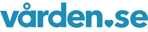Logotyp för Vården.se, en plattform för att hitta vårdgivare