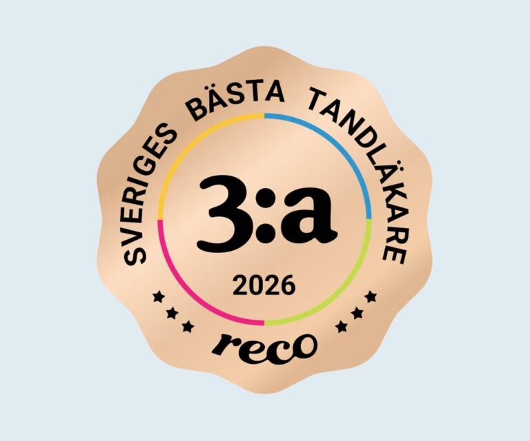 Din Tandläkare i Solna – Sveriges bästa tandläkare 3:e plats 2026 enligt Reco